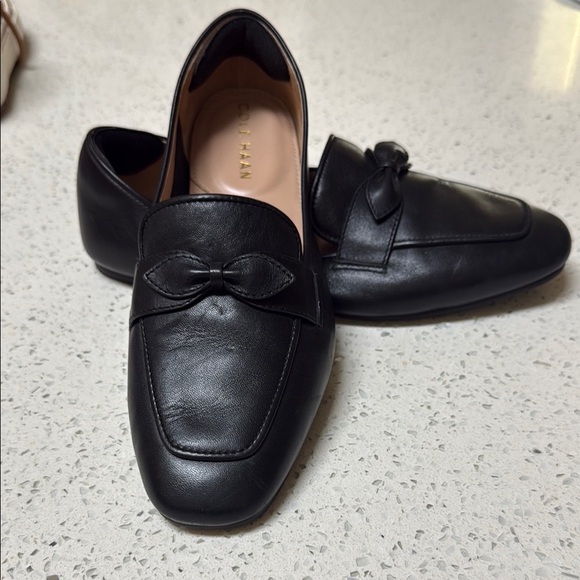 Cole Haan Black Leather Slip-On Loafers main image 4